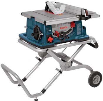3. Bosch 10-Inch Worksite Table Saw 4100-09 with Gravity-Rise Wheeled Stand