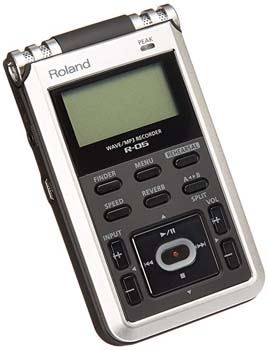 3. Roland R-05 Studio WAVE/MP3 Recorder