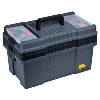 8. Plano 823-003 Contractor Grade Po Series 22-Inch Tool Box, Graphite Gray with Black Handles and Latches
