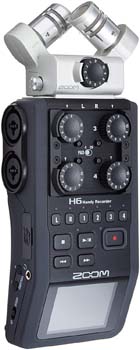 1. Zoom H6 Six-Track Portable Recorder