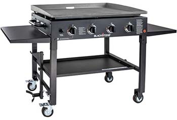 6. Blackstone 36 inch Outdoor Flat Top Gas Grill Griddle Station - 4-burner - Propane Fueled - Restaurant Grade - Professional Quality
