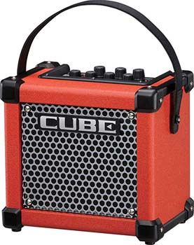 9. Roland Micro Cube GX 3W 1x5 Battery Powered Guitar Combo Amp Red