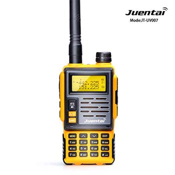 6. JUENTAI JT-UV007 Dual-Band Ham Two-Way Radio UHF 400-480Mhz