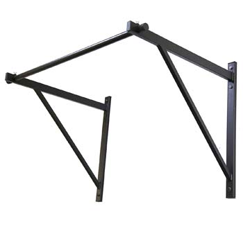 9. ECOTRIC 50-inch Heavy Duty Wall Mounted Chin Pull up Bar