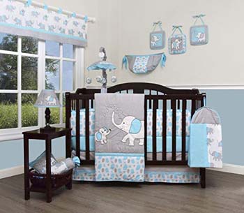 5. GEENNY Boutique Baby 13 Piece Nursery Crib Set
