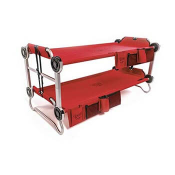 4. Disc-O-Bed Youth Kid-O-Bunk with Organizers