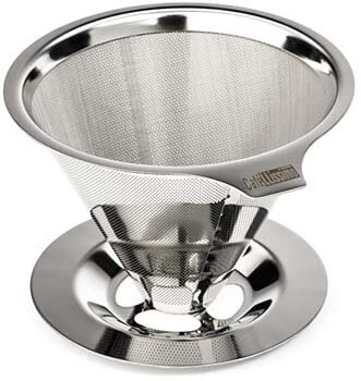 8. Paperless Pour Over Coffee Maker by cafellissimo