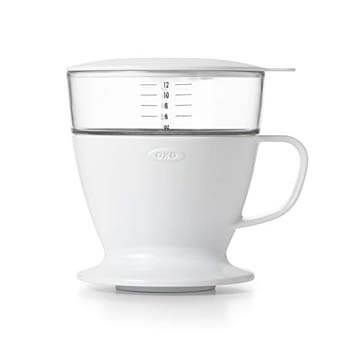 7. Pour Over Coffee Dripper with Auto-Drip Water Tank by OXO