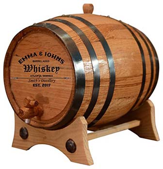 2. Personalized-Customized American White Oak Aging Barrel (two liters of size)
