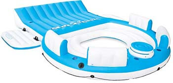 10. Intex Relaxation IslandLounge 6-Person Raft