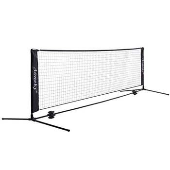 6. Mini Portable Tennis and Soccer Tennis Net for Kids by Aoneky