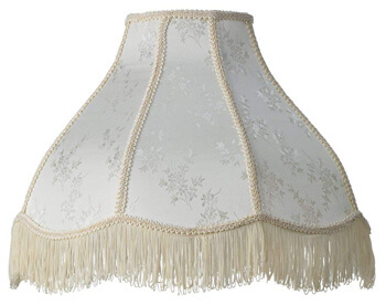 4. Brentwood Cream Scallop Dome Lamp Shade