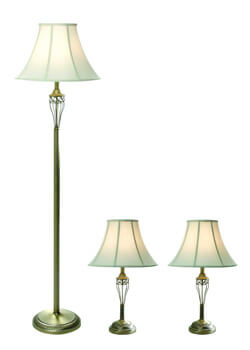 3. Elegant Designs LC1001ABS Three Pack Lamp Set