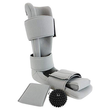 6. Plantar Fasciitis Night Splint by Vive - Soft Medical Brace Boot