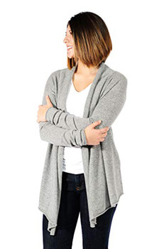 5. Gigi Reaume 100% Cashmere Soft Womens Cardigan Sweater