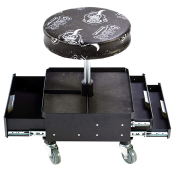 5. Gas Monkey Pneumatic Garage Seat with Toolbox