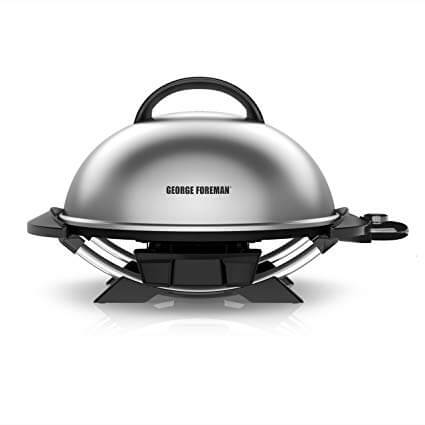 6. George Foreman 15-Serving Indoor/Outdoor Electric Grill