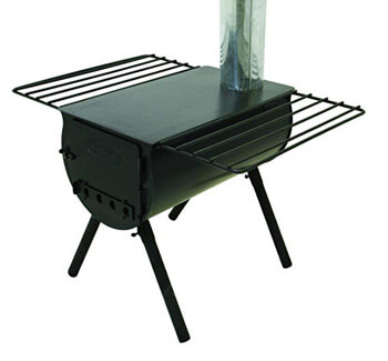 3. Camp Chef Alpine CS14 Heavy Duty Cylinder Tent Cabin Stove