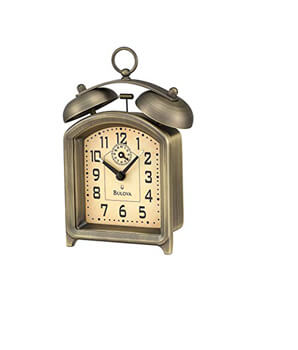 9. Bulova B8128 Holgate Alarm Collection Clock