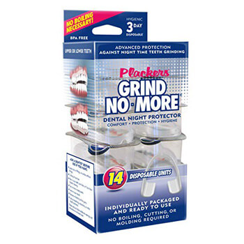 2. Plackers Grind No More Dental Night Guard for Teeth Grinding