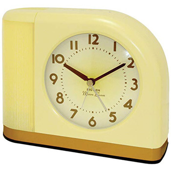 1. Westclox 43000X 1950s Moonbeam Clock with Lighted Dial