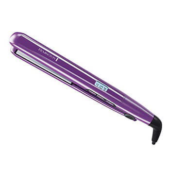 1. Remington 1” Flat Iron with Anti-Static Technology and Digital Controls, Hair Straightener, Purple, S5500