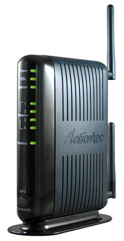 5. Actiontec 300 Mbps Wireless-N ADSL Modem Router (GT784WN)