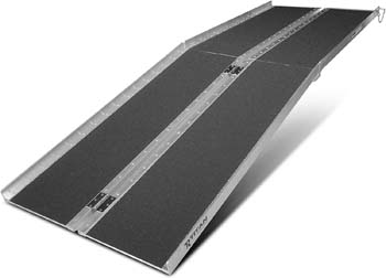 6: Titan Ramps 8' ft. Aluminum Multifold Wheelchair Scooter Mobility Ramp portable 96