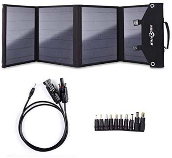 9: ROCKPALS Foldable 60W Solar Panel Charger