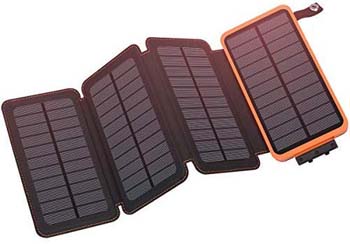 3: Hiluckey Solar Charger 25000mAh, Hiluckey Outdoor Portable Power Bank