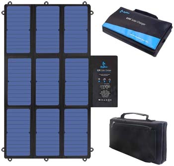 8: BigBlue 63W Foldable Solar Charger Portable SunPower Solar Panel