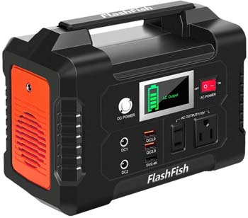 6: FF FLASHFISH 200W Portable Power Station, FlashFish 40800mAh Solar Generator