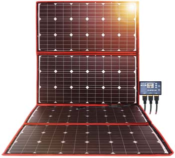 4: DOKIO 300w Solar Panel Kit Mono Portable Flexible Folding