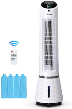 8: COSTWAY Evaporative Cooler- Oscillating Air Cooler