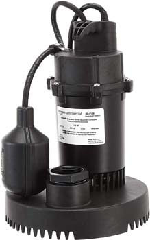 5. AmazonCommercial 1/2 HP Thermoplastic Submersible Sump Pump