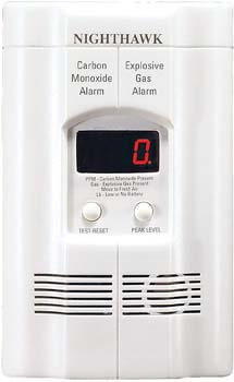 5. Kidde AC Plug-in Carbon Monoxide and Explosive Gas Detector Alarm