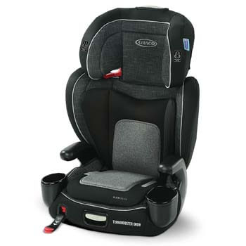 10. Greco TurboBooster Grow High Back Booster Seat, Featuring RightGuide Seat Belt Trainer, West Point