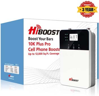 10. Hiboost 10K plus Pro Signal Booster, HiBoost App Helps Fine-Tune Max Power