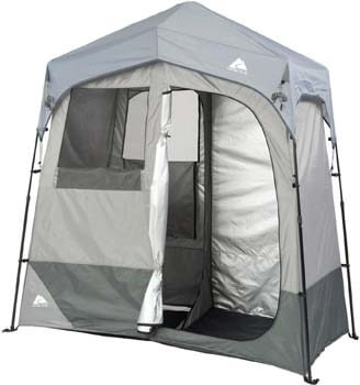8. Ozark Trail Instant 2-Room Shower/Changing Shelter Outdoor