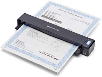2. Fujitsu PA03688-B005 ScanSnap iX100 Wireless Mobile Scanner for Mac and PC, Black