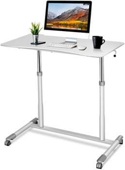 3. Tangkula Standing Desk Computer Desk, Height Adjustable Desk Sit Stand Desk