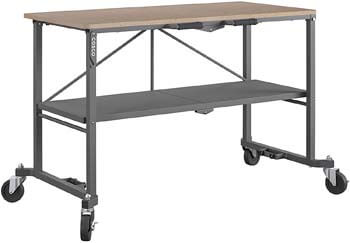 8. COSCO 66721DKG1E Folding Workbench and Table, Dark Gray