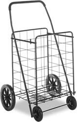3. Whitmor Deluxe Utility Cart, Extra Large, Black
