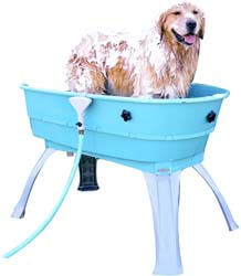 5. Booster Bath Elevated Pet Bathing Large