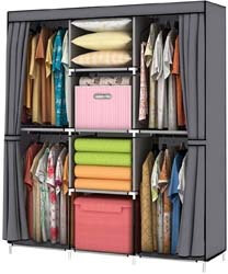 5. YOUUD Wardrobe Storage Closet Clothes Portable Wardrobe Storage