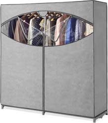 2. Whitmor Portable Wardrobe Clothes Storage Organizer Closet