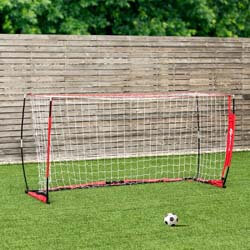 7. GOPLUS Portable Soccer Goal, Foldable Bow Style Net and Net