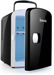 7. AstroAI Mini Fridge 4 Liter/6 Can AC/DC Portable Thermoelectric Cooler and Warmer