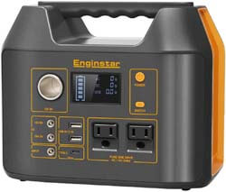 8. Enginstar 300Watt Portable Power Bank with AC Outlet