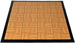 8. Greatmats Portable Dance Floor Wood Grain 4x4 Ft Kit Tap Dance